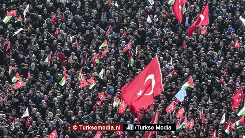 Israël kan stormloop Turken naar Al-Quds niet tegenhouden