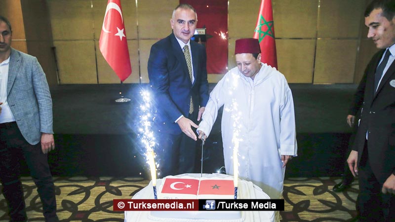 Marokkanen vieren feestdag in Turkse hoofdstad Ankara