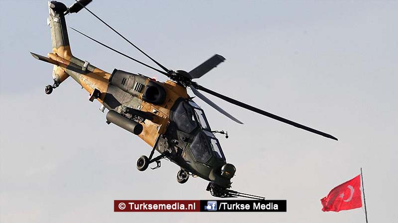 Turkse helikopter maakt debuut tijdens NAVO-top in Brussel