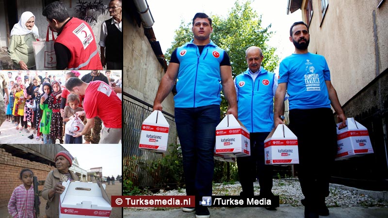 Wereld leert Turkijemodel: Turken helpen dit Offerfeest wereldwijd 25 miljoen mensen