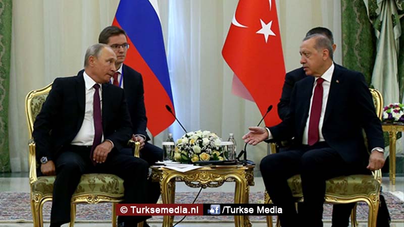Putin verbaasd na opmerking Erdoğan