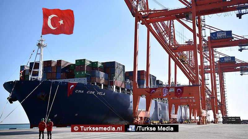 Export Turkije bereikt recordhoogtes, handelstekort neemt af