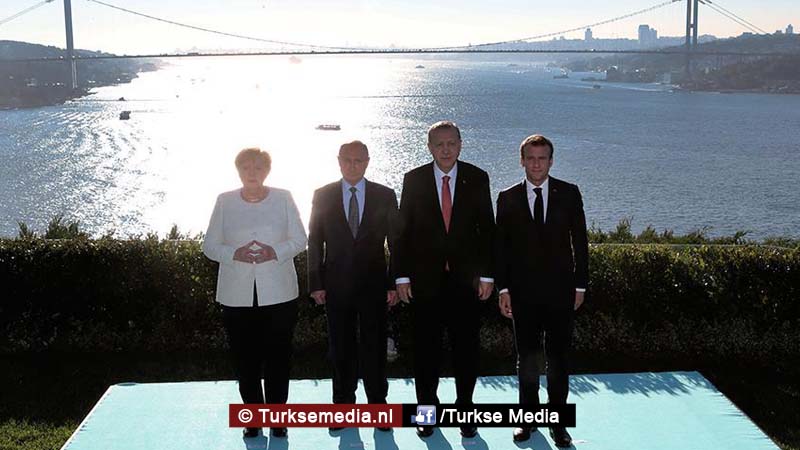 Turkije brengt Duitsland, Frankrijk en Rusland bijeen in Istanbul