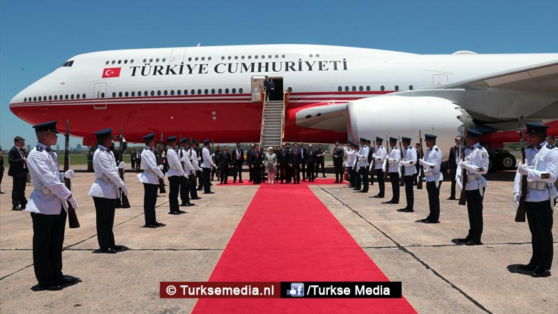 Turkije na Argentinië op staatsbezoek in Paraguay
