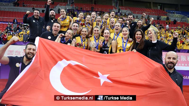 Turks damesvolleybalteam beste van de wereld