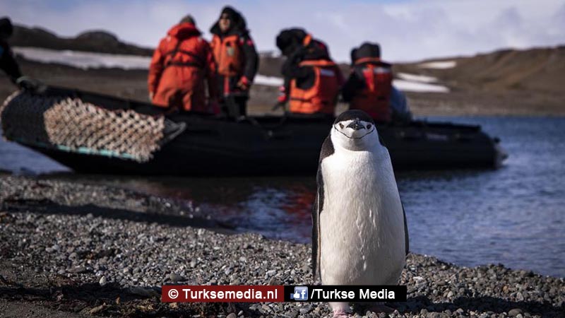 Turks onderzoeksteam zet voet aan wal in Antarctica