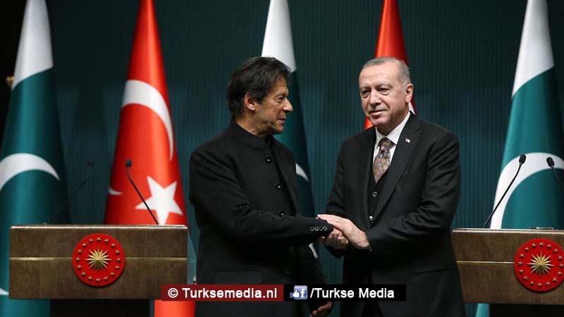 Pakistan bedankt Turkije voor het opnemen voor alle moslims ter wereld