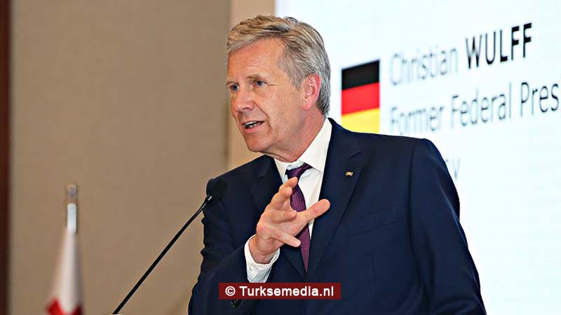 Oud-president Duitsland is moslims en Turken dankbaar