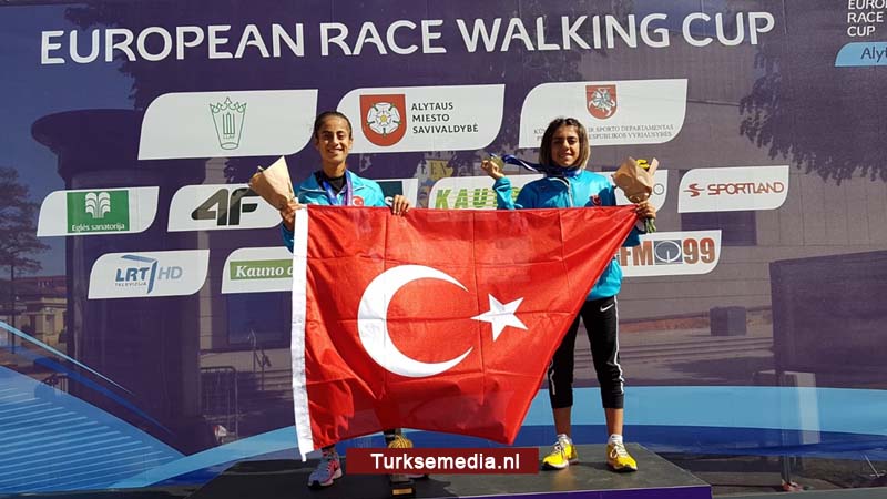 Turkije pakt eerste Europees goud race-wandelen ooit