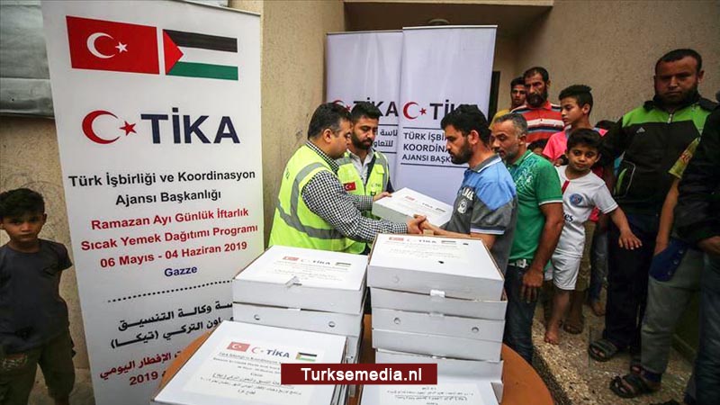 Turkije stuurt voedselhulp naar Gaza
