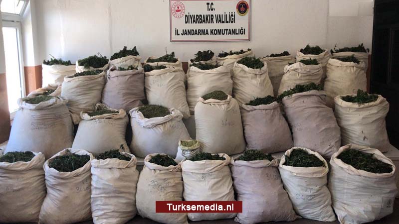 Turks leger vindt 1,3 miljoen wietplanten en ton drugs in Diyarbakır
