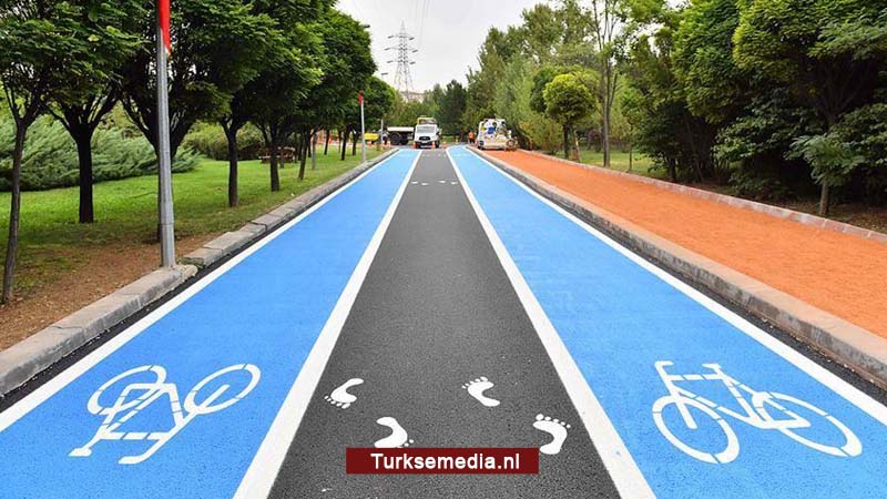 Dit zijn de nieuwe fietspaden in Ankara