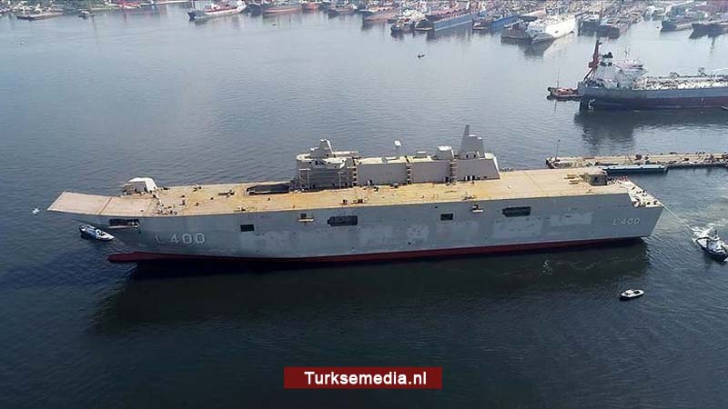 Turkije neemt eigen vliegdekschip volgend jaar in gebruik