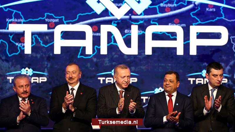 Turkije opent gaspijplijn die Europa aan energie moet helpen
