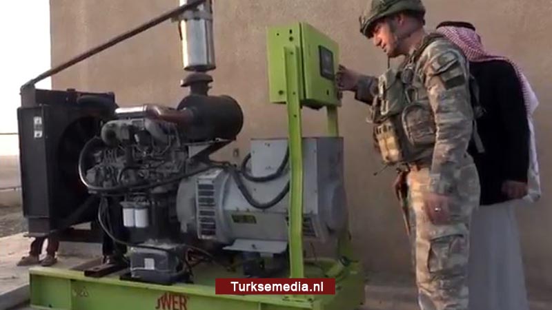 Turkije voorziet bevrijde Noord-Syrische steden van elektriciteit