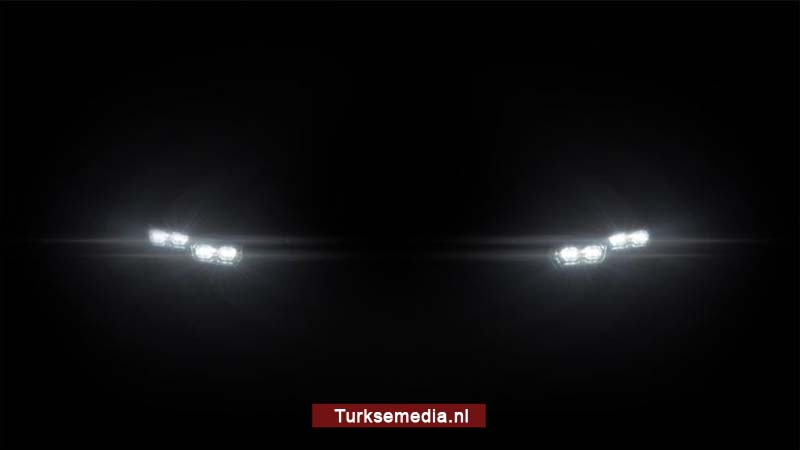 Dit zijn de koplampen van de Turkse auto