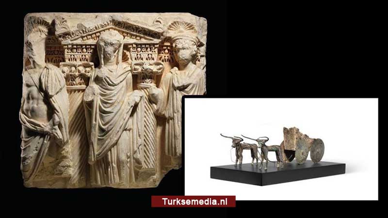 Turkije ontdekt twee gestolen artefacten in VK