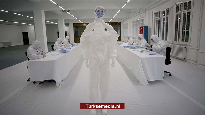 Turkije produceert miljoenen mondmaskers per week