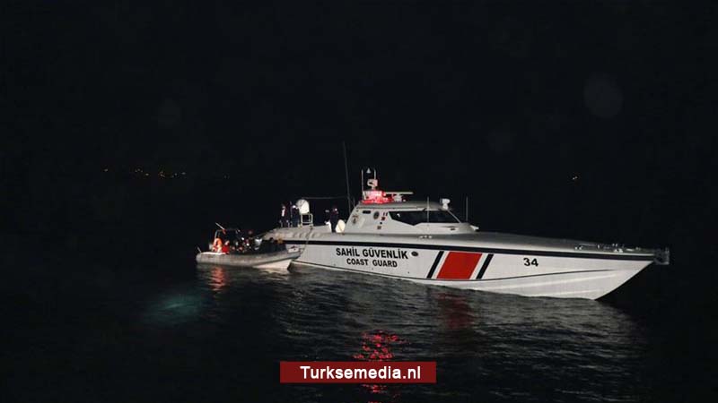 Turkse kustwacht redt door Griekenland teruggeduwde vluchtelingen