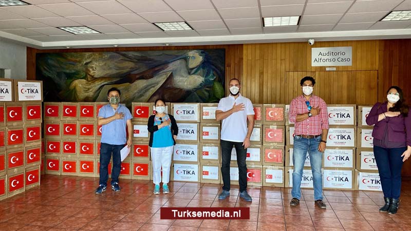 Helpende hand Turkije reikt Mexico