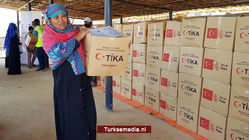 Turken vergeten Rohingya niet tijdens Ramadan: 70 ton voedselhulp