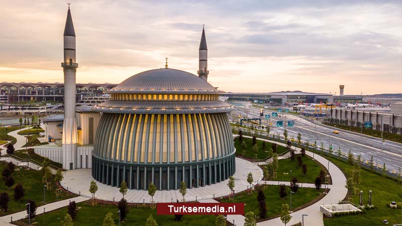Dit is de nieuwe moskee van de Turkse megaluchthaven Istanbul Airport