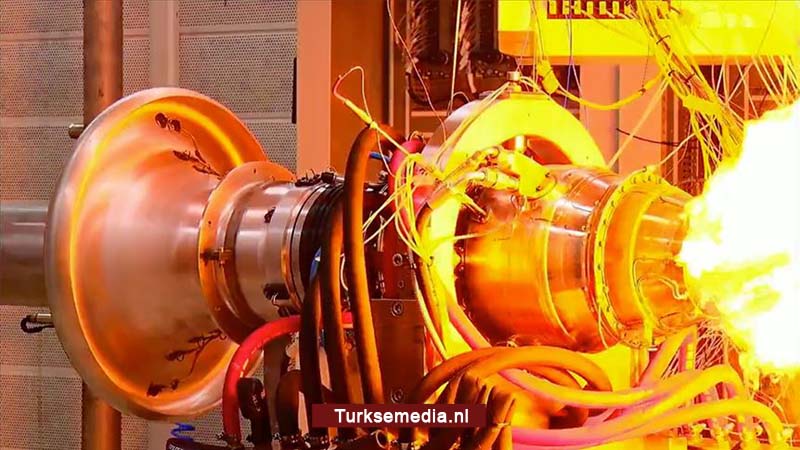 Turkije test raketmotor van eigen makelij