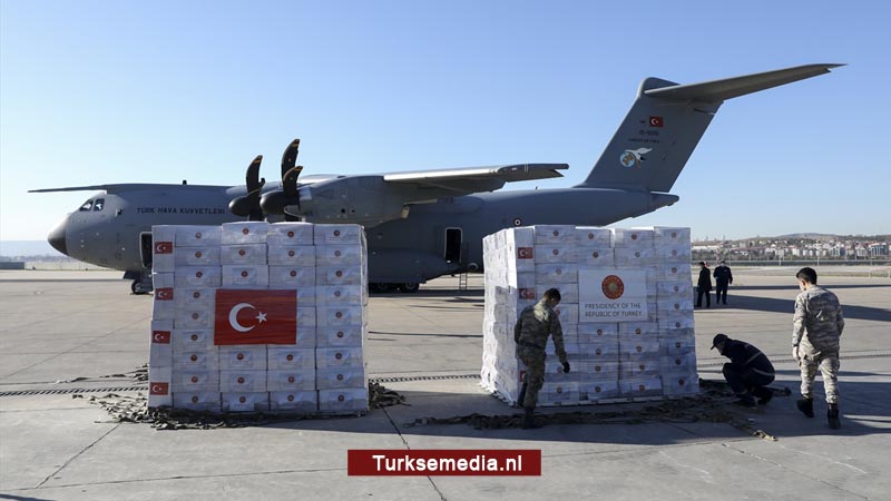 Turkije stuurt coronahulp naar 138 landen