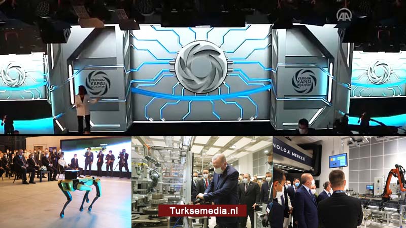 Erdoğan opent groot technologiecentrum en 40 fabrieken