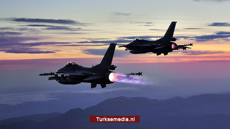 Turkse straaljagers jagen Griekse F-16’s weg