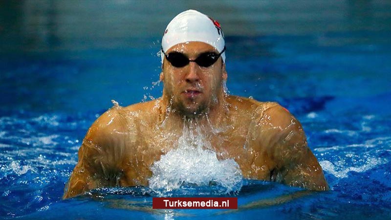 Turkse zwemmer breekt Europees record