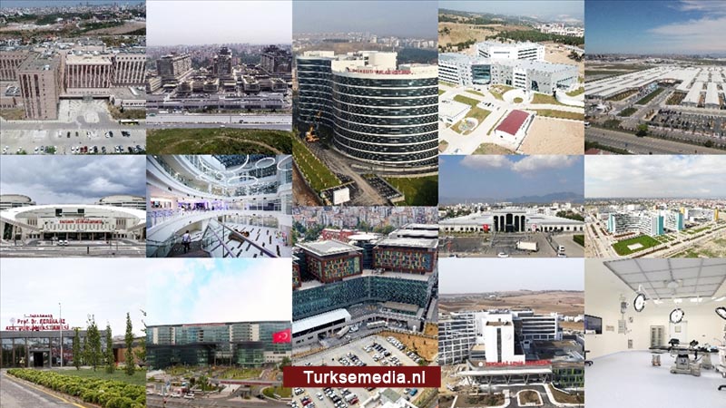 Turkije opent 17 megaziekenhuizen in coronajaar 2020