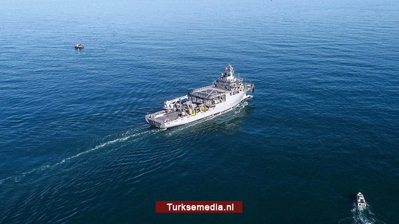 Grieken vallen Turks onderzoeksschip lastig
