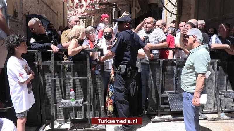 Israëlische politie blokkeert toegang christenen tot kerk