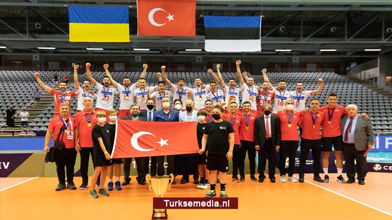 Turkse volleybalmannen Europees kampioen