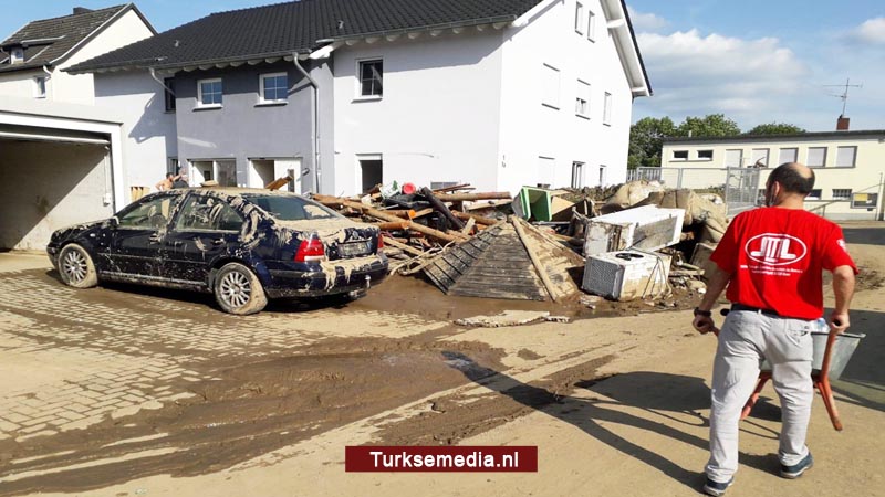 Turkse hulpgroepen helpen slachtoffers noodweer Duitse rampsteden