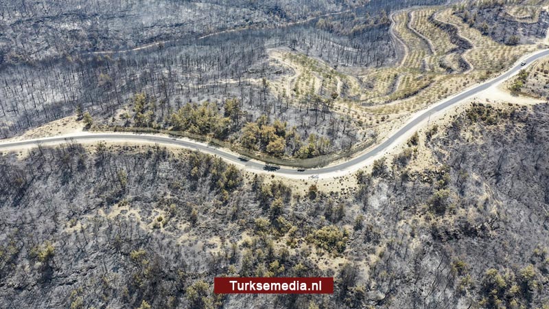 Eerste brandstichter (16) Turkse bossen gearresteerd