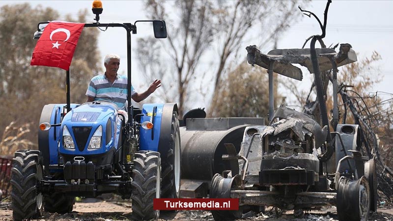 Turkse overheid dekt ongekend snel alle soorten schade door bosbranden