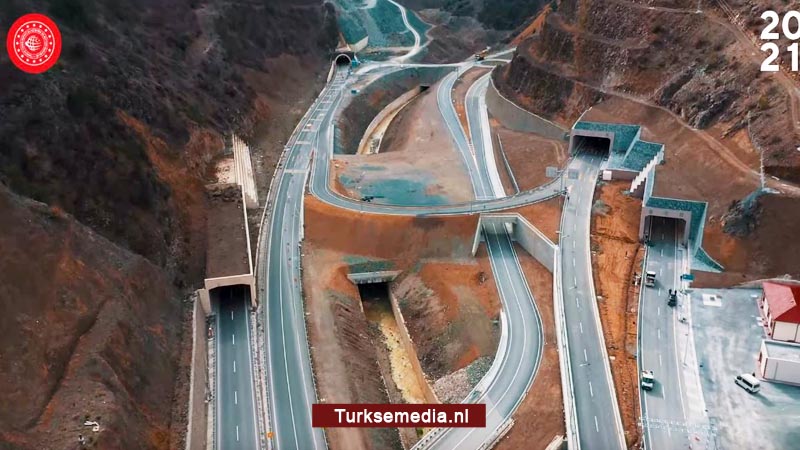 Turkije nadert einde bouw langste dubbele tunnel van Europa