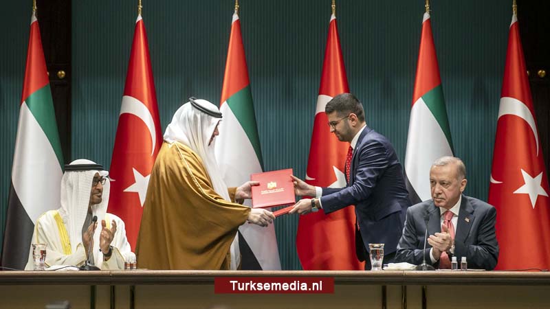 Historisch bezoek VAE aan Ankara, nieuwe miljarden dollars voor Turkije