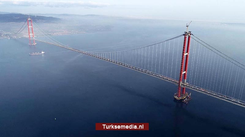 Turkije voltooit langste hangbrug ter wereld: prestigeproject van jewelste