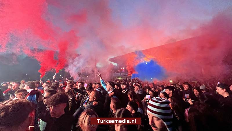 Kampioenschap Trabzonspor feestelijk gevierd in Nederland