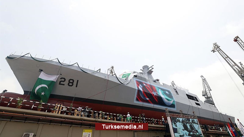 Turkije levert derde marineschip aan Pakistan