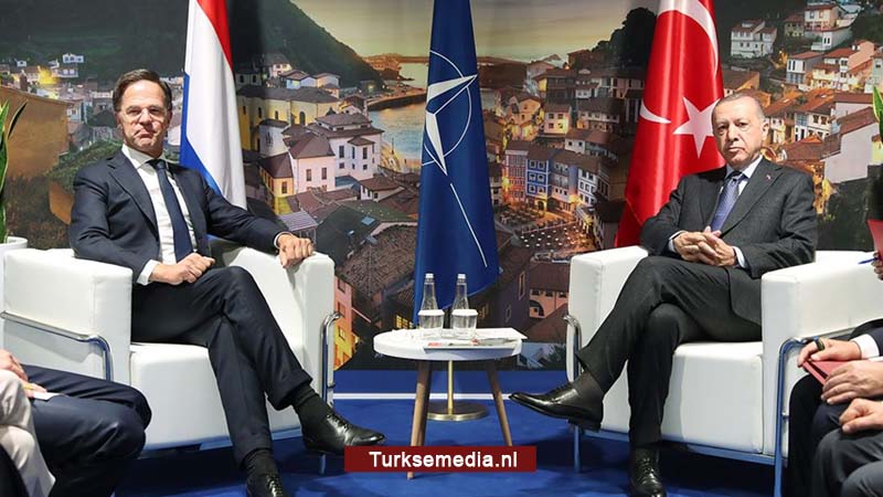 Erdoğan ontvangt Rutte in Madrid, wijst Grieken de deur