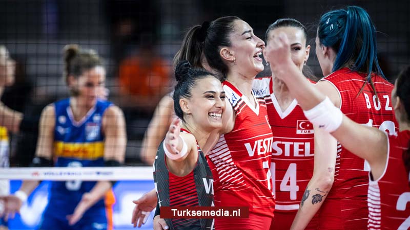 Nederlandse volleybalvrouwen kansloos tegen Turkije