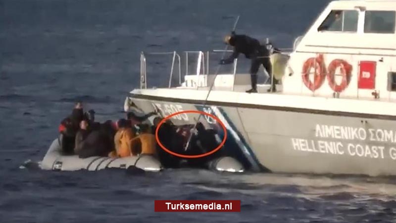 Turkse marine redt levens door Griekenland weggeduwde zeevluchtelingen