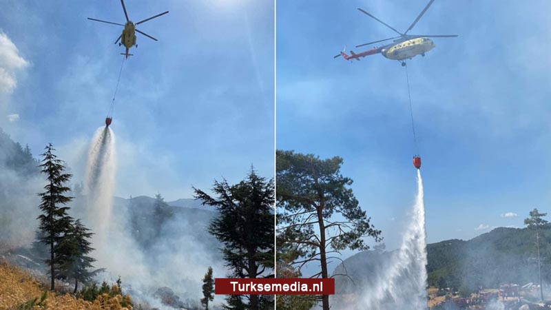 Nieuwe bosbrand Turkije snel onder controle