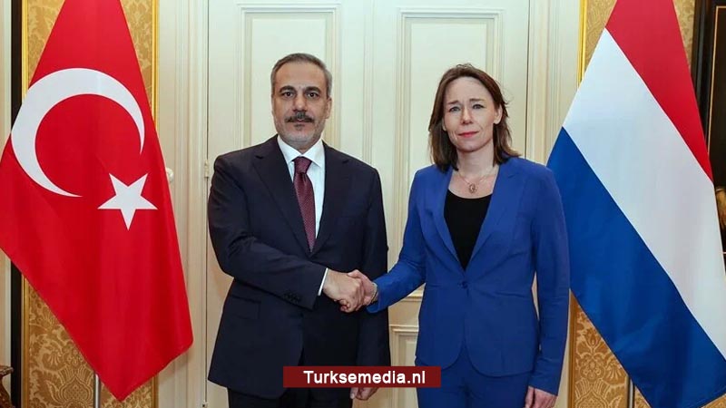 Turkse buitenlandminister Hakan Fidan op bezoek in Den Haag