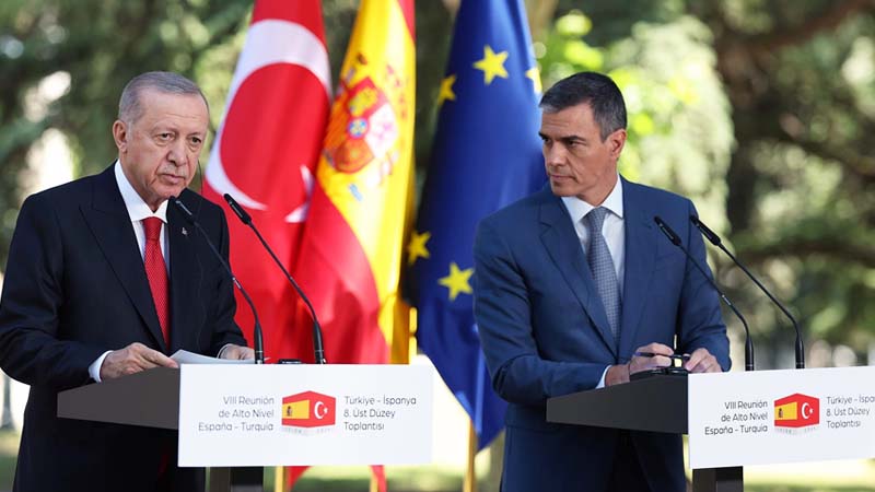 Turkije spreekt Spanje voor Gaza en nieuwe afspraken