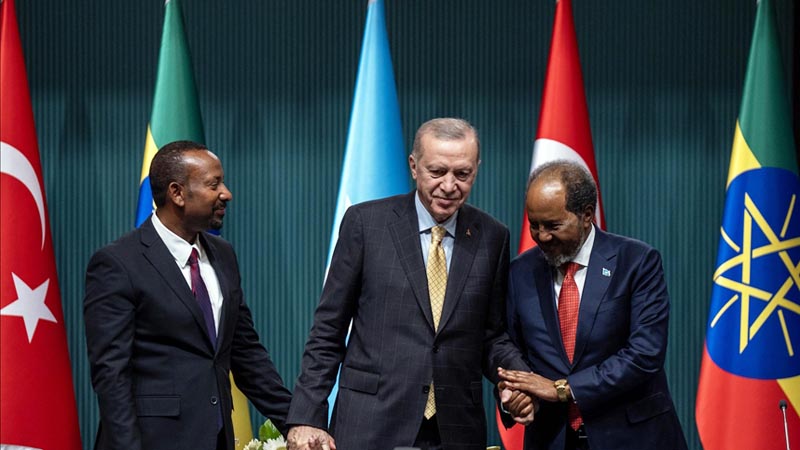 Turkije realiseert vrede tussen Somalië en Ethiopië en lost geschil Somaliland op